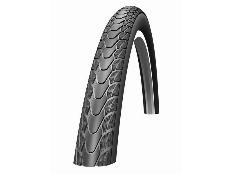 Schwalbe Marathon Plus HS 440 Road Bike Tire (700x25, Allround Wire Beaded, Reflex) - Image 4